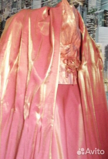 Костюм нарядный 44р.Юбка,корсет,палантин