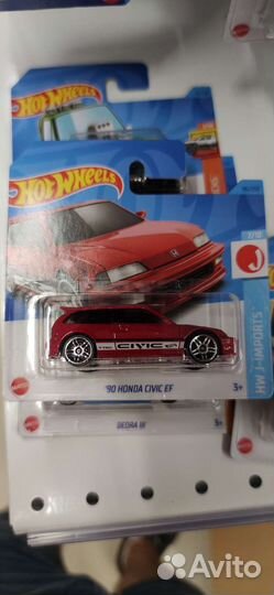 Машинка Hot Wheels 90 Honda Civic ef