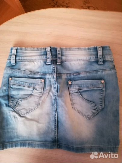 Юбка джинсовая