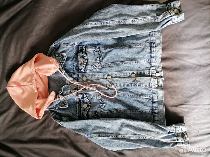 Джинсовая куртка на девочку