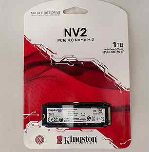 Новый SSD Kingston NV2 1Tb PCIe 4.0 nvme M.2