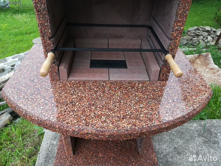 Камин - барбекю Grillfest Классик купол сталь