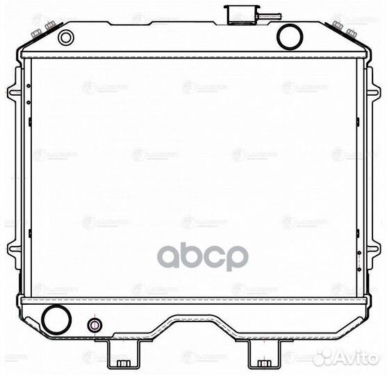 Радиатор охл. для а/м УАЗ-3909/3741 умз-421 (с