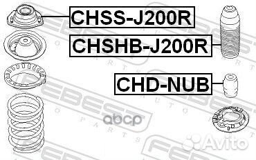 Опора заднего амортизатора (chevrolet lacetti/O