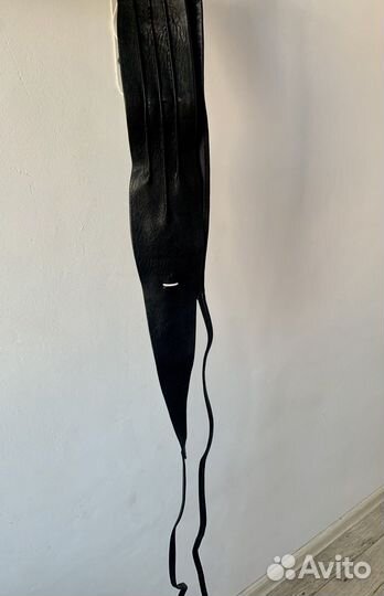 Пояс ремень черный кожзам женский