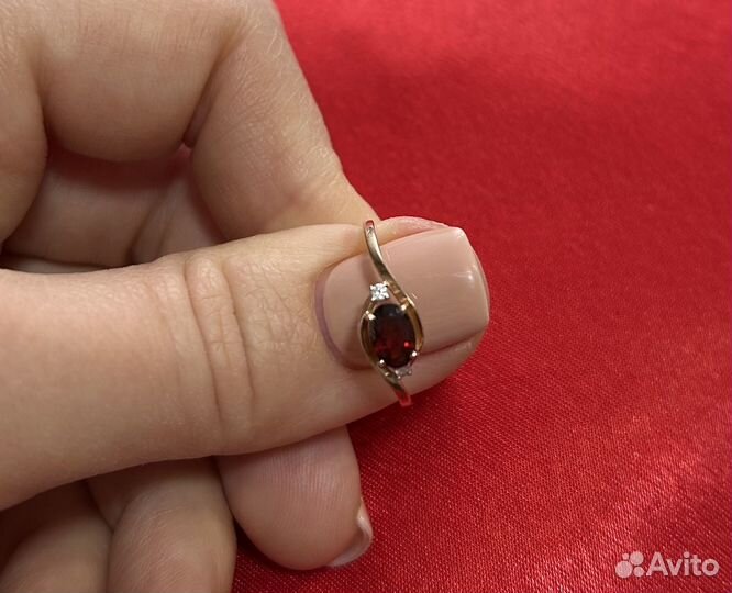 Комплект серьги и кольцо