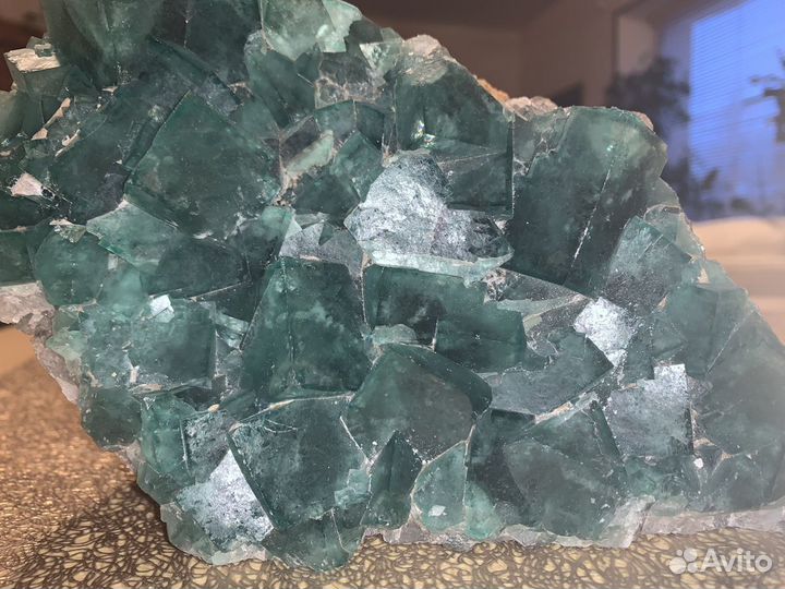 2,3 кг друза флюорит минералы