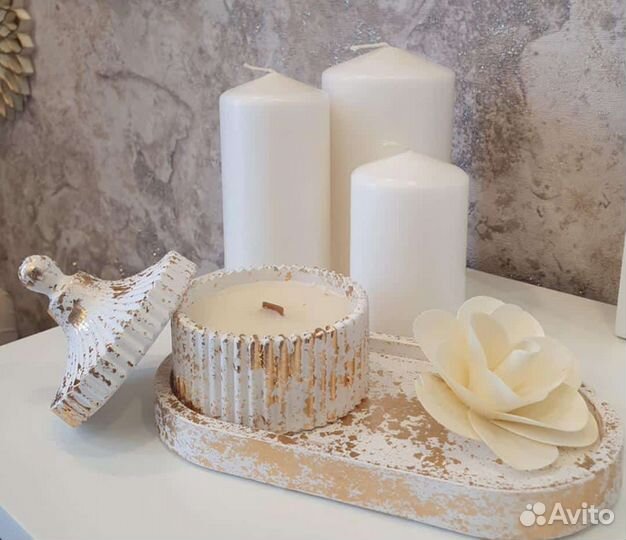 Набор из гипса,ручная работа