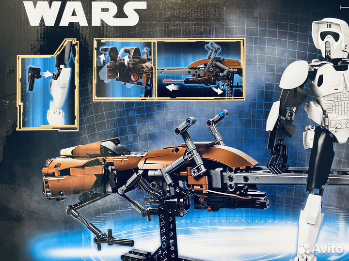 Конструктор лего Star Wars Штурмовик-разведчик