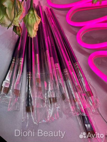 Кисти для бровей и ресниц Синтетик/Synthetic