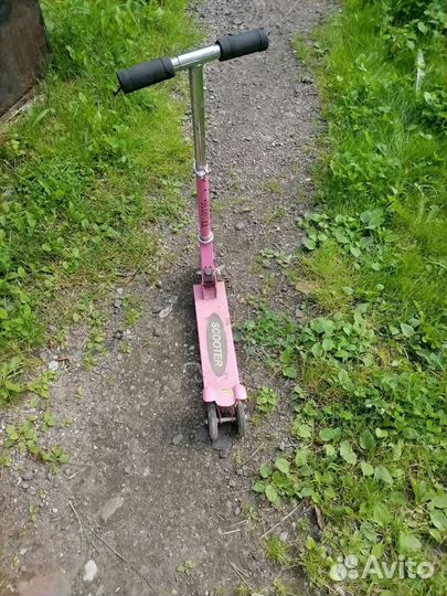 Самокат детский трехколесный бу