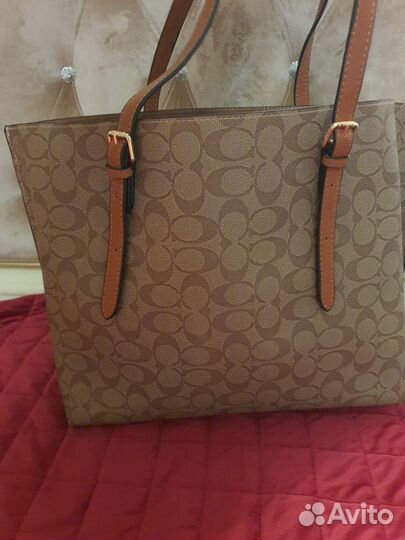 Сумка натуральная кожа коричневая