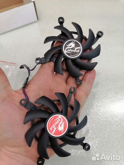 Кулер для видеокарт gtx 1660,с косыми лапами