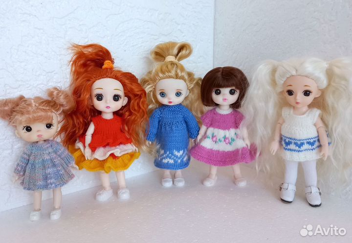 Добавила. Кукла шарнирная, одежда