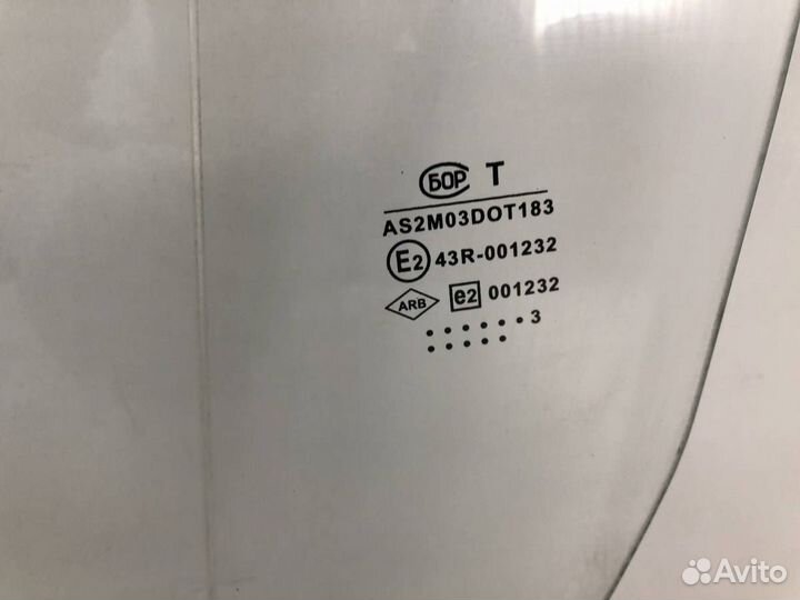 Стекло двери передней левой LADA Largus 2012