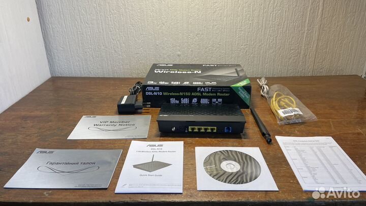 Adsl модем-роутер DSL-N10 с Wi-Fi