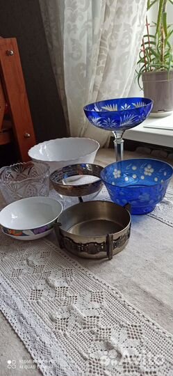 Тарелки СССР и салатники