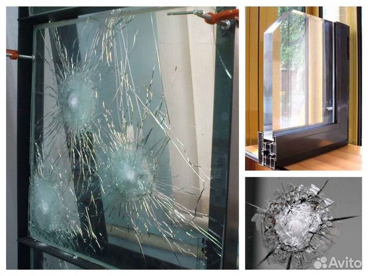 Ремонт окон, стеклопакет обычный RAL2357