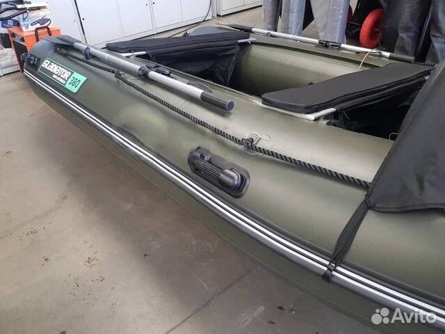 Лодка пвх Gladiator E380 PRO зеленый