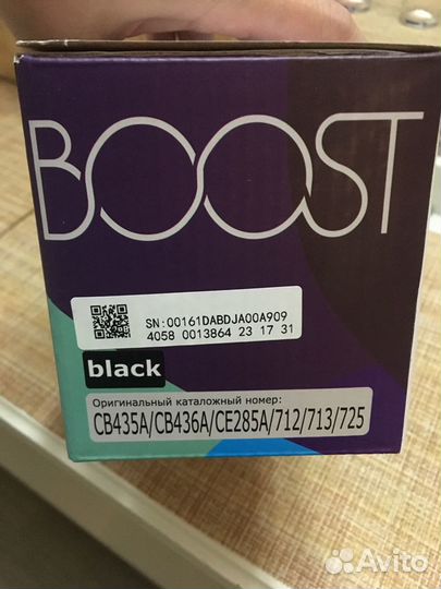 Картридж для лазерного принтера, не открыт, новый