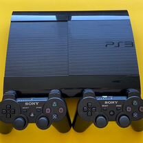 PS3 SuperSlim прошита +игры 50шт