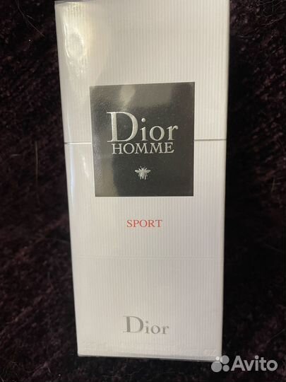 Мужская туалетная вода Dior homme sport