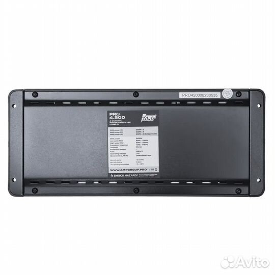 Усилитель автомобильный 4-K AMP PRO 4.200