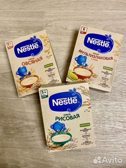 Детская безмолочная каша Nestle