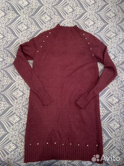 Вязанное платье женское