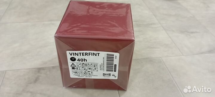 Свечи IKEA Икеа Ньютнинг njutning Vinterfint