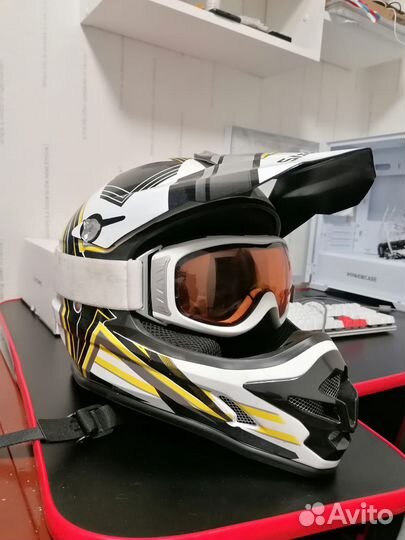 Мотошлем кроссовый