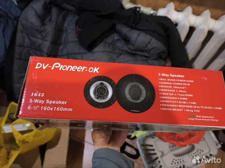 Динамики 16 pioneer