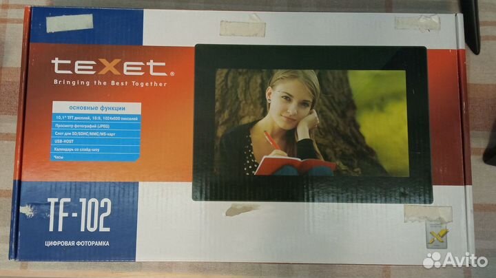 Цифровая фоторамка новая texet