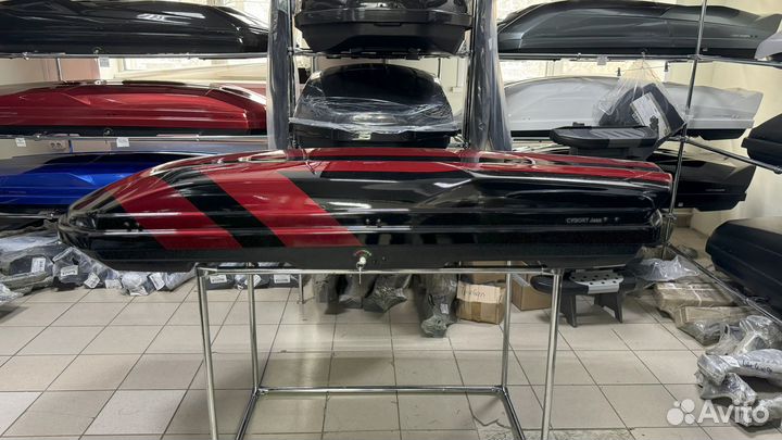 Автобокс cybort Jazz, (206х80х35) 410л. двухсторон