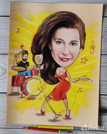 Шарж Портрет по фото