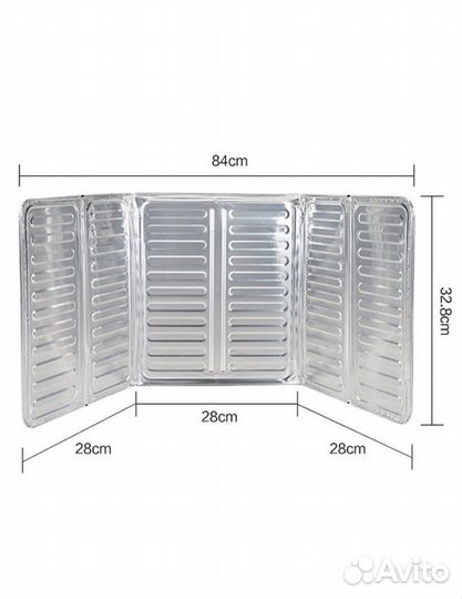 Защитный экран от жира и брызг на плиту