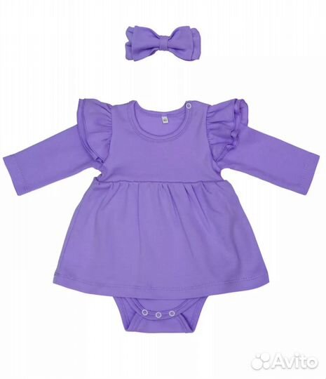 Платье боди для девочки 80 86