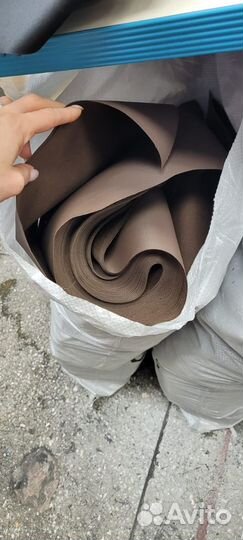 Обрезки ткани пвх, флис, синтепон