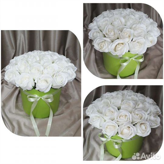 Букет из мыльных цветов