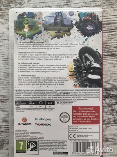 Игра Nintendo Switch De Blob 2