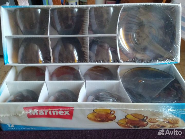 Кофейный сервиз на 6 персон. Новые