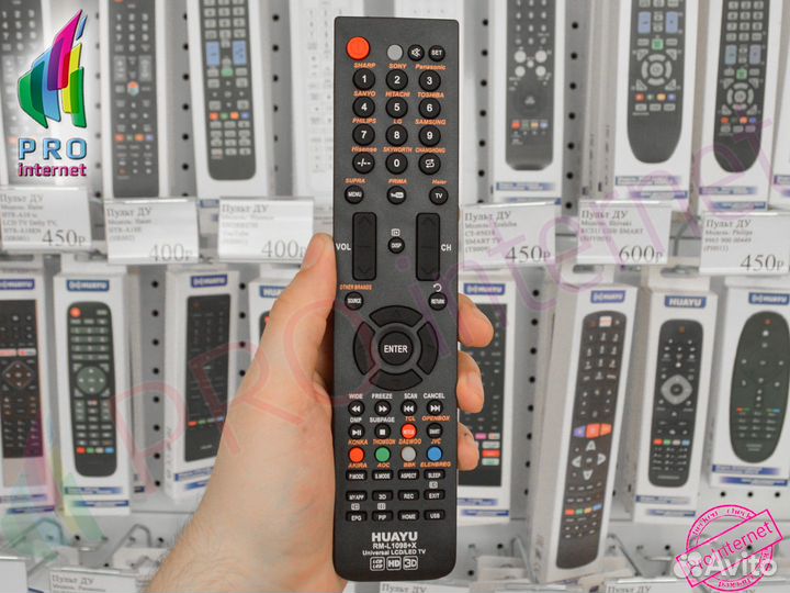 Универсальный пульт Huayu LCD TV RM-L1098+8