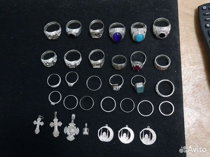 Кольца серебро