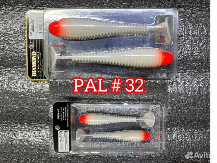 Силиконовые приманки Keitech S. W. Worm Fat 6.8