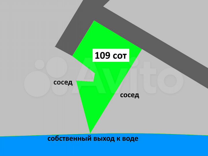 Участок 1,09 га (ИЖС)