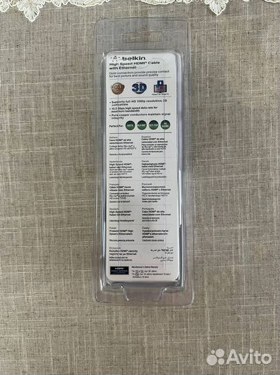 Провод hdmi Belkin 1m в упаковке
