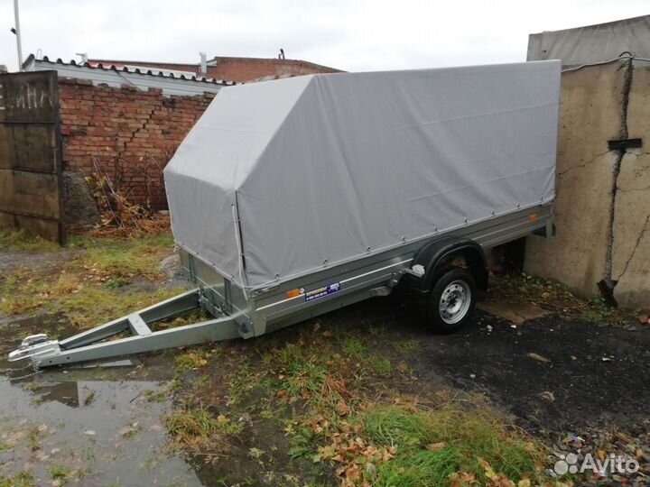 Прицеп легковой для снегохода сст-09 350х150 тент