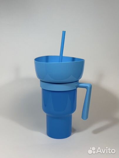 Детская кружка с трубочкой