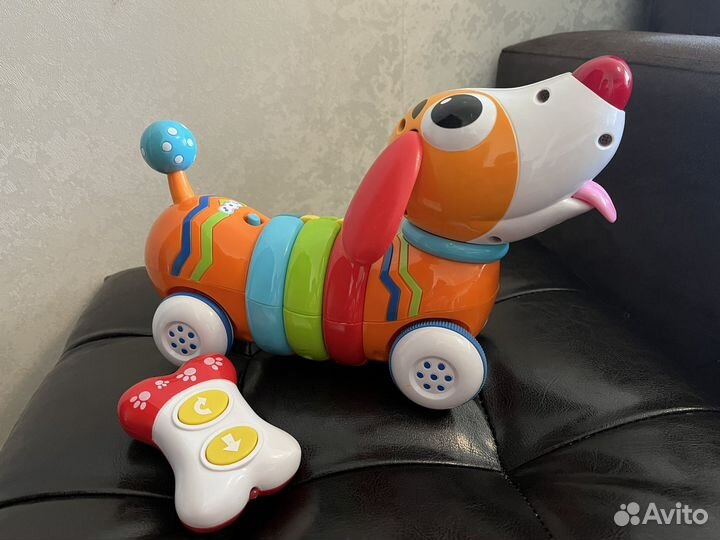 Развивающий музыкальный щенок baby go с пультом