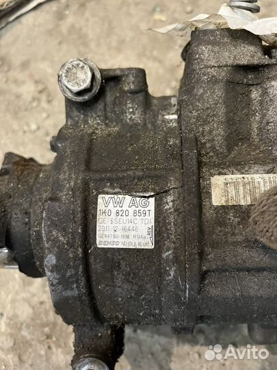 Компрессор кондиционера октавия а5